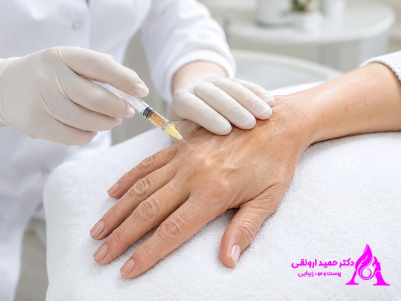 تزریق چربی به دست
